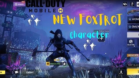 NEW FOXTROT CHARACTER IN-GAME LOOK ||CODM||🤩