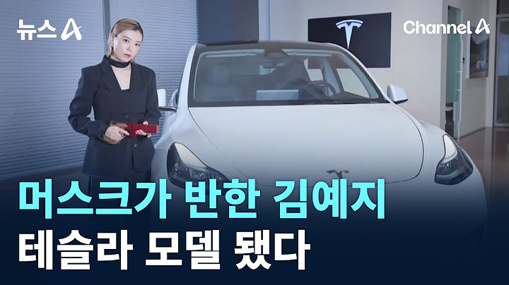 머스크가 반한 김예지, 테슬라 모델 됐다 / 채널A / 뉴스A