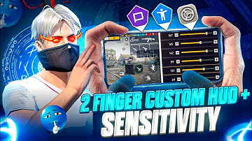 Best 2 Finger Fastest Brazilian 🇧🇷 Custom Hud + Sensitivity 🤯 | 2025 Best Sensitivity For Headshot !