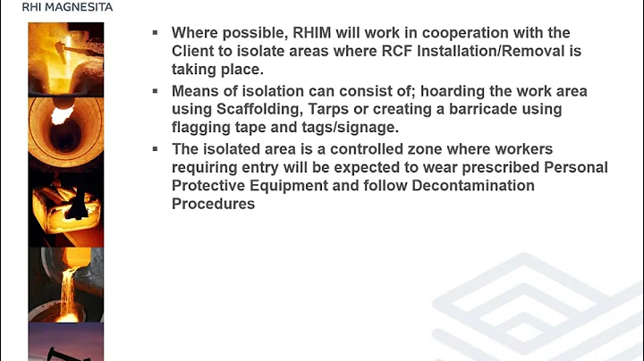 RHI Magnesita RCF Awareness