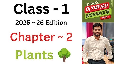 NSO National Science Olympiad | Class - 1 | C- 2 | Plants | Questions | By - Sudhir Sir