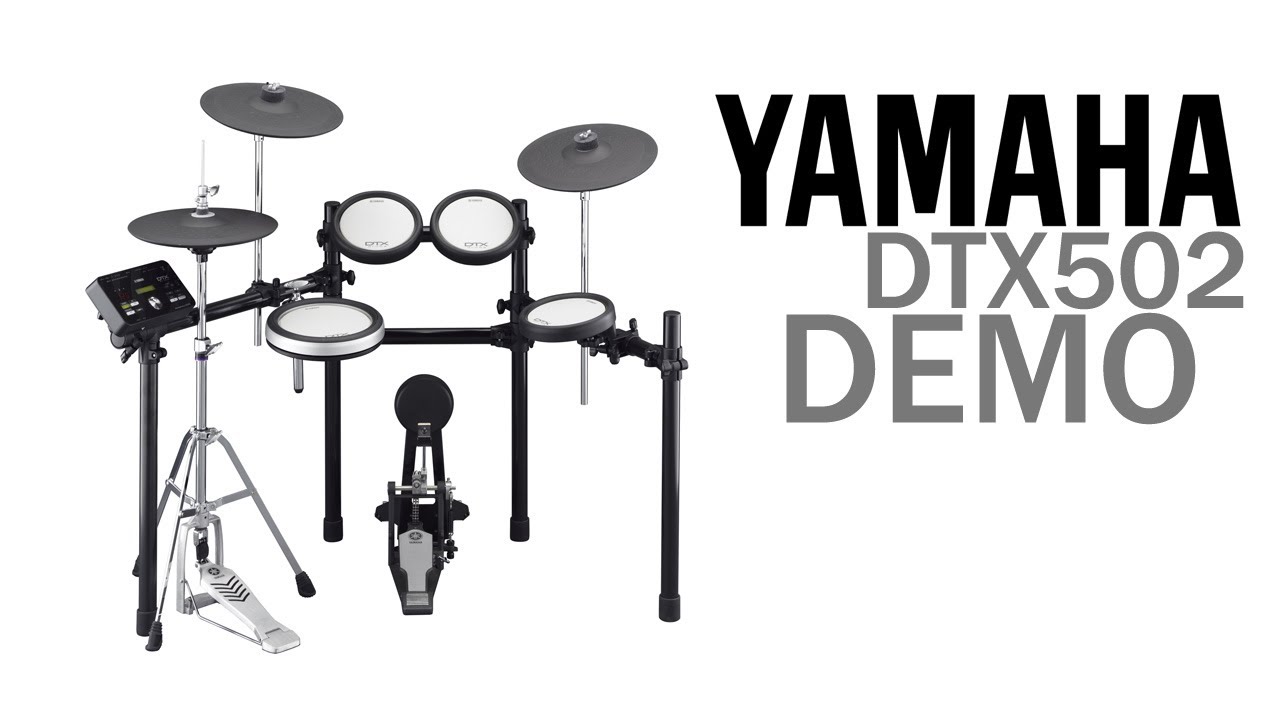 Yamaha DTX502 Series - In Depth Demo - YouTube