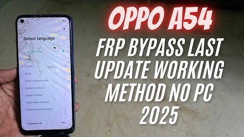 OPPO A54 FRP Bypass Android 11 | LATEST Security Update | NO PC, NO SIM Card
