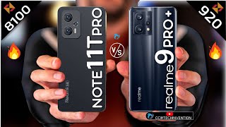 Redmi Note 11T Pro VS Realme 9 Pro Plus | Camera | Body | AnTuTu | Benchmark | full Comparison