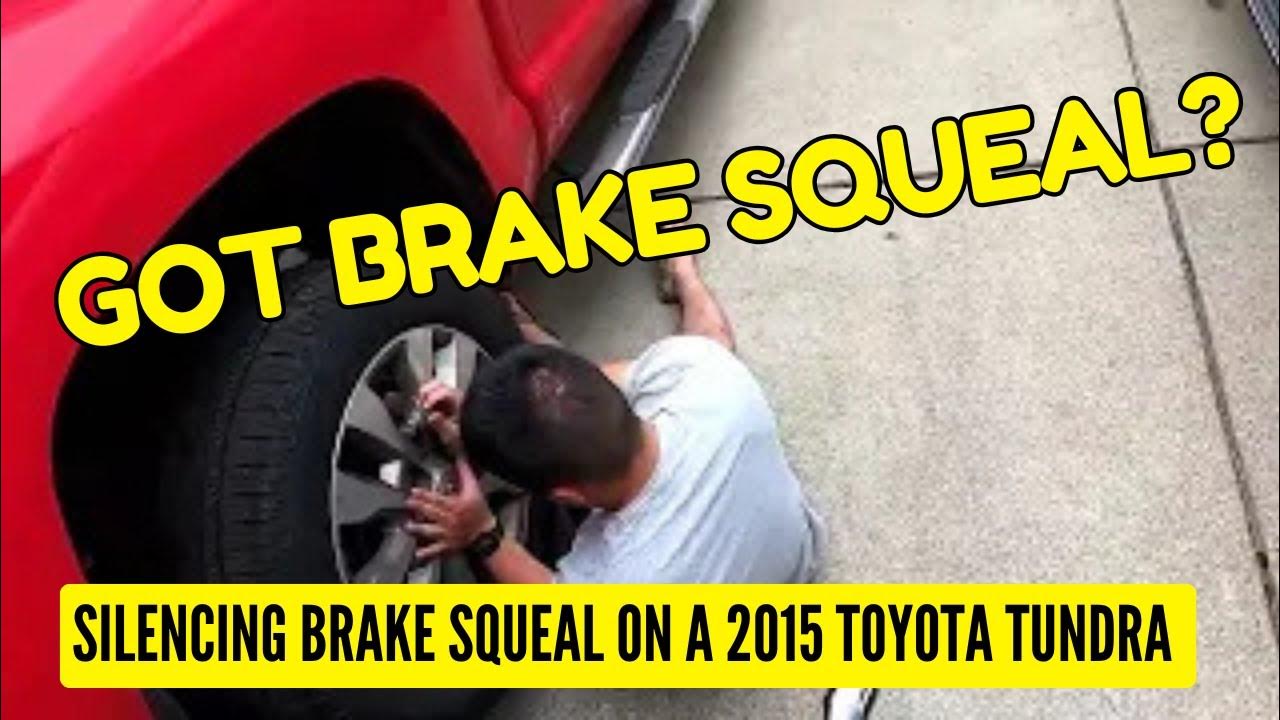 2022 DIY Silencing Brake Squeal on a 2015 Toyota Tundra YouTube