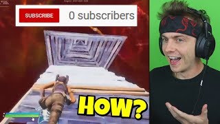 Reacting to Fortnite Channels with 0 SUBSCRIBERS!! (interesting)