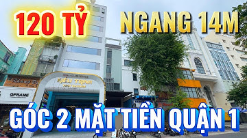 BÁN NHÀ GÓC 2 MẶT TIỀN QUẬN 1 -BỀ NGANG 14M ĐINH TIÊN HOÀNG & NGUYỄN ĐÌNH CHIỂU , CT 1 HẦM 8 TẦNG