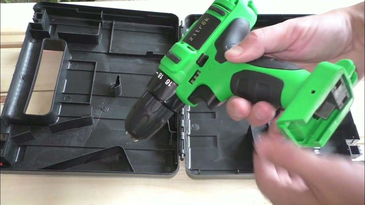 Дрель шуруповерт Zitrek Greenpower 12 Li 063 4074 распаковка - YouTube