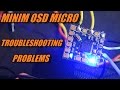 Troubleshooting Minim OSD Micro (common problems & fixes)