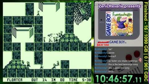Beat the Game Boy -- Game #17: Lemmings (Mayhem 3/4)