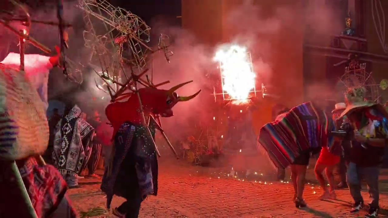 San Agustín Yatareni 2024 Quema de Canastas