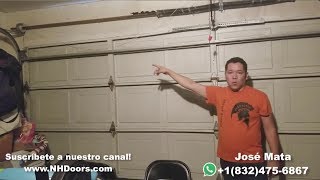 Cómo Arreglar Una Puerta de Garage Cuando El Cable Se Ha Salido De La Polea
