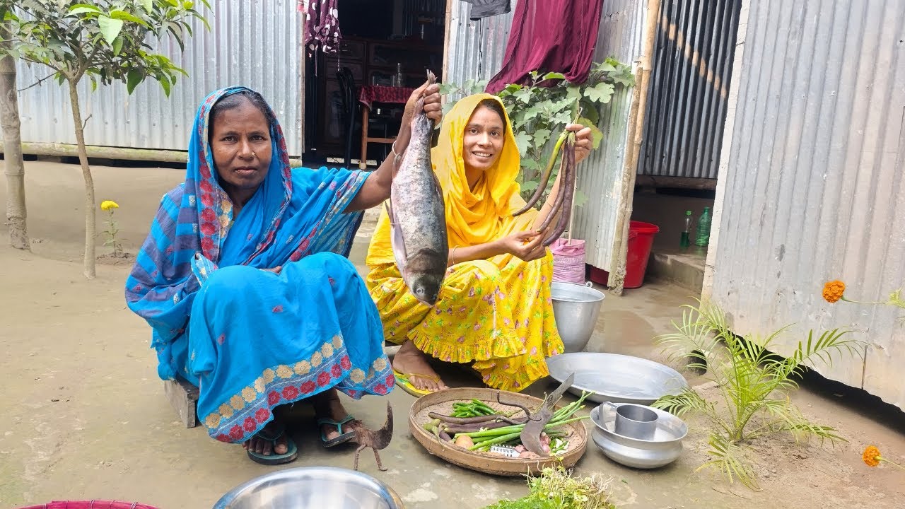 মা কিভাবে ব্রিগেড মাছ রান্না করে খুব সুস্বাদু একটি মাছ রান্নার ভিডিও । Lr poribar