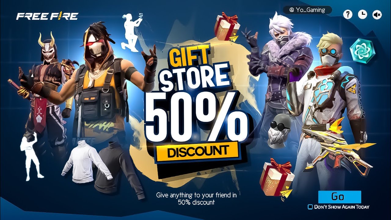 OB52 Gift Store 50% Discount Event ফাইনালি আসছে💥🤯|Next Discount Event Bangladesh Server|FF New Event