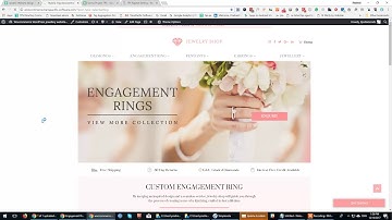 Jewelry ecommerce website on Woocommerce