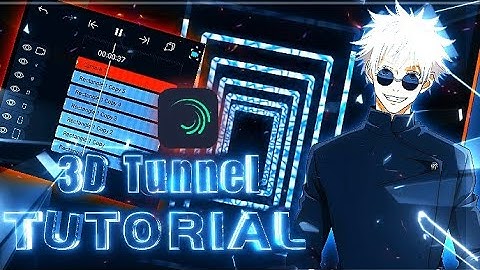 How To Make 3D Tunnel Effect | In Alight Motion Tutorial (+Preset)