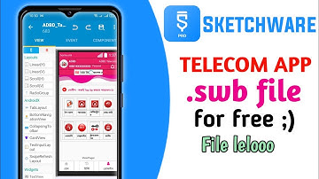 Telecom app swb file for free|red telecom app swb|free swb file for sketchware