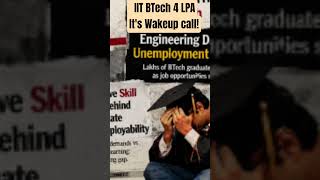 IIT package 4 LPA Is Wakeup Call for BTech students
