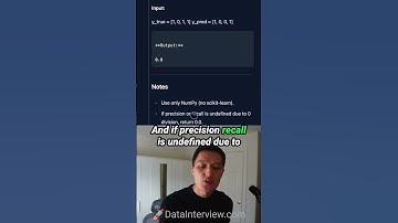 Google Data Scientist Coding Interview with Numpy