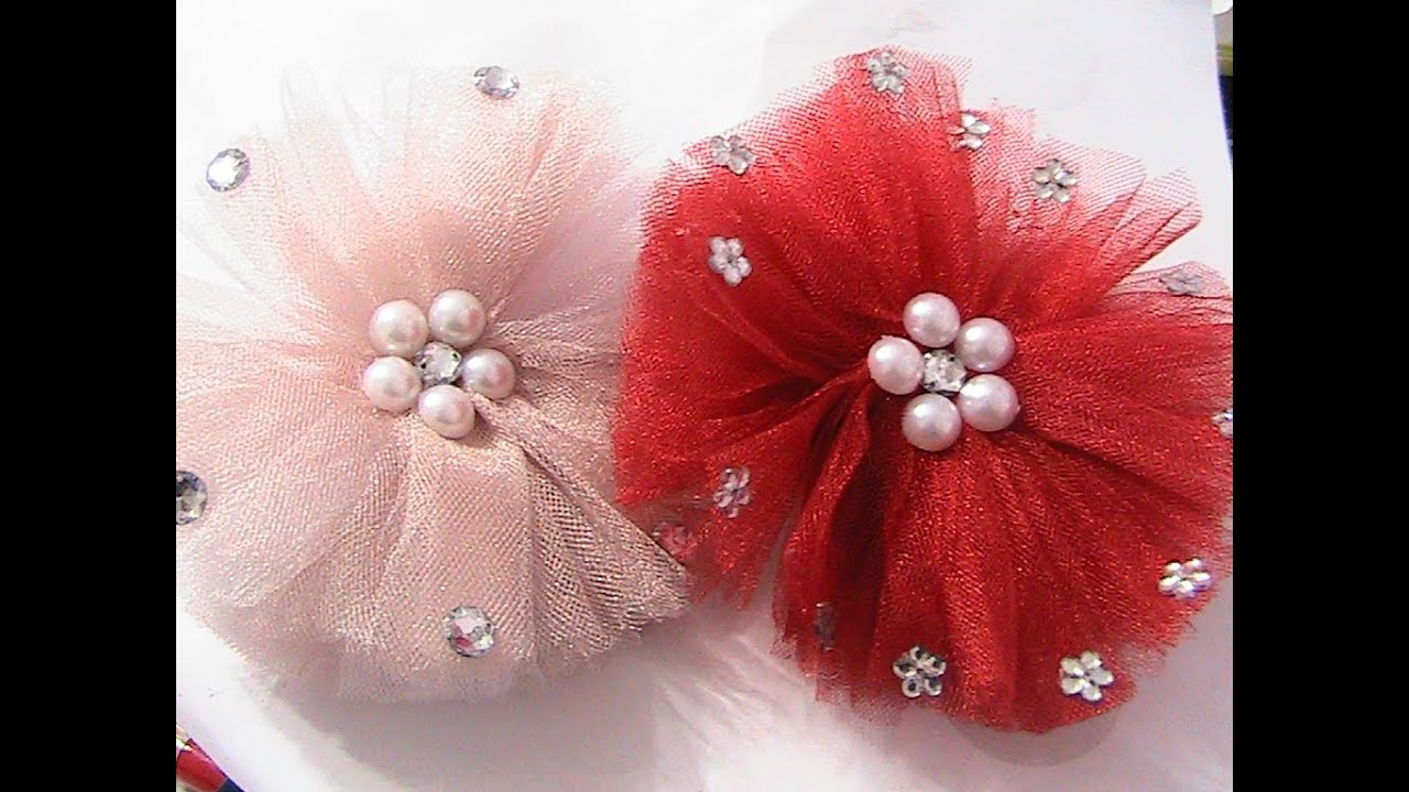 tutu takimi toka yapimi hair accessories tutorial bow hair accessories handmade