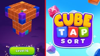 Cube Tap Sort Level 16 Game Walkthrough