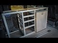 Extruded aluminum galley framing - DIY Sprinter camper van