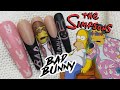 THE SIMPSONS, BAD DUNNY - TE DESEO LO MEJOR NAILS - UÑAS