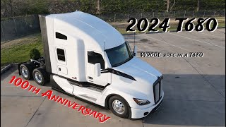 First Look 2024 T680 100th Anniversary #trucking #kenworth #truck #custom #100thanniversary #drone