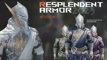 Resplendent Armor Retexture 2K - 4K