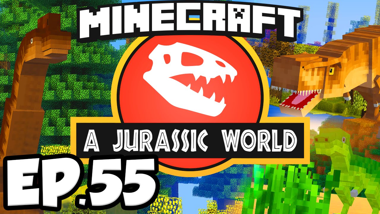 Jurassic World: Minecraft Modded Survival Ep.55 - STARTING 