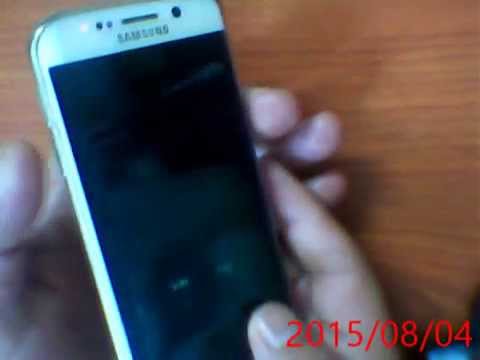 حل مشكلة الشاشة السوداءة في الكلاكسي اس 6 ايدج Galaxy S6 Edge Blac