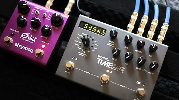Strymon TimeLine delay and Orbit Flanger - Feedback Loop demo