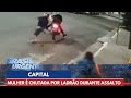 Mulher é chutada por ladrão durante tentativa de assalto | Brasil Urgente