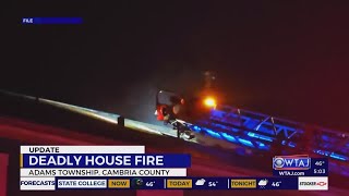 Coroner called to fatal fire in Cambria County