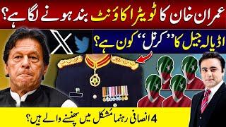 Imran Khan's Twitter Account is getting closed? | Who is Colonel of Adiala Jail? | Mansoor Ali Khan