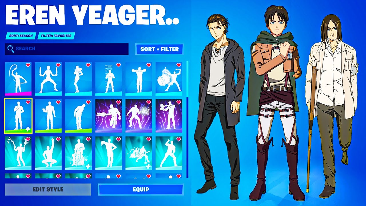 How to get Fortnite's Attack on Titan Eren Jaeger skin - Polygon