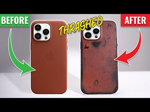 (1 yr review) Why Apple's leather Iphone case is garbage