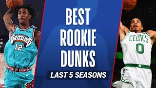 ✈ ROOKIES TAKING OFF! ✈ BEST DUNKS From #NBARooks Over The LAST 5 SEASONS!