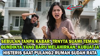 Download Lagu SEBULAN SUAMI TAK PULANG, IA KAGET SETENGAH MATI SAAT RUMAH KUROBOHKAN #novelromantis #drama MP3