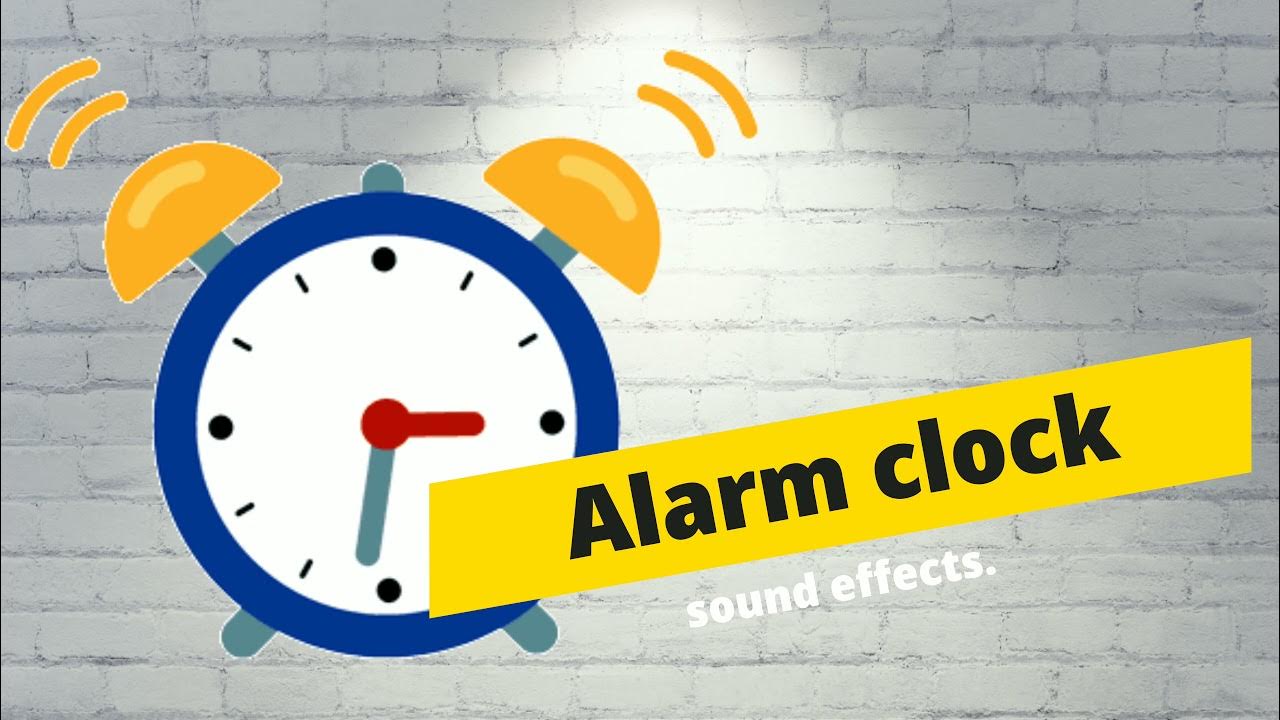 Clock sound. Alarm clock sound. clock sound effect.