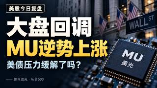 纳指、标普回调，美光MU逆势上涨！美债压力缓解了吗？AI  TRADE ：1007