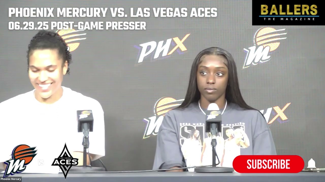 Kahleah Copper & Alyssa Thomas: Mercury Postgame Presser | vs. Las Vegas Aces | 06.29.25