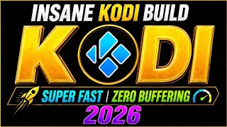 INSANE KODI BUILD 2026 | Ultra-Fast Smooth & Easy to Set Up | Kodi 21 Omega!