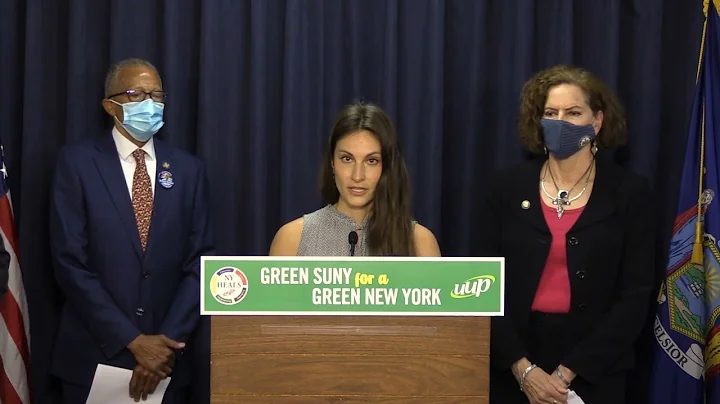 Sue Fassler at A Greener SUNY" press conference, M...