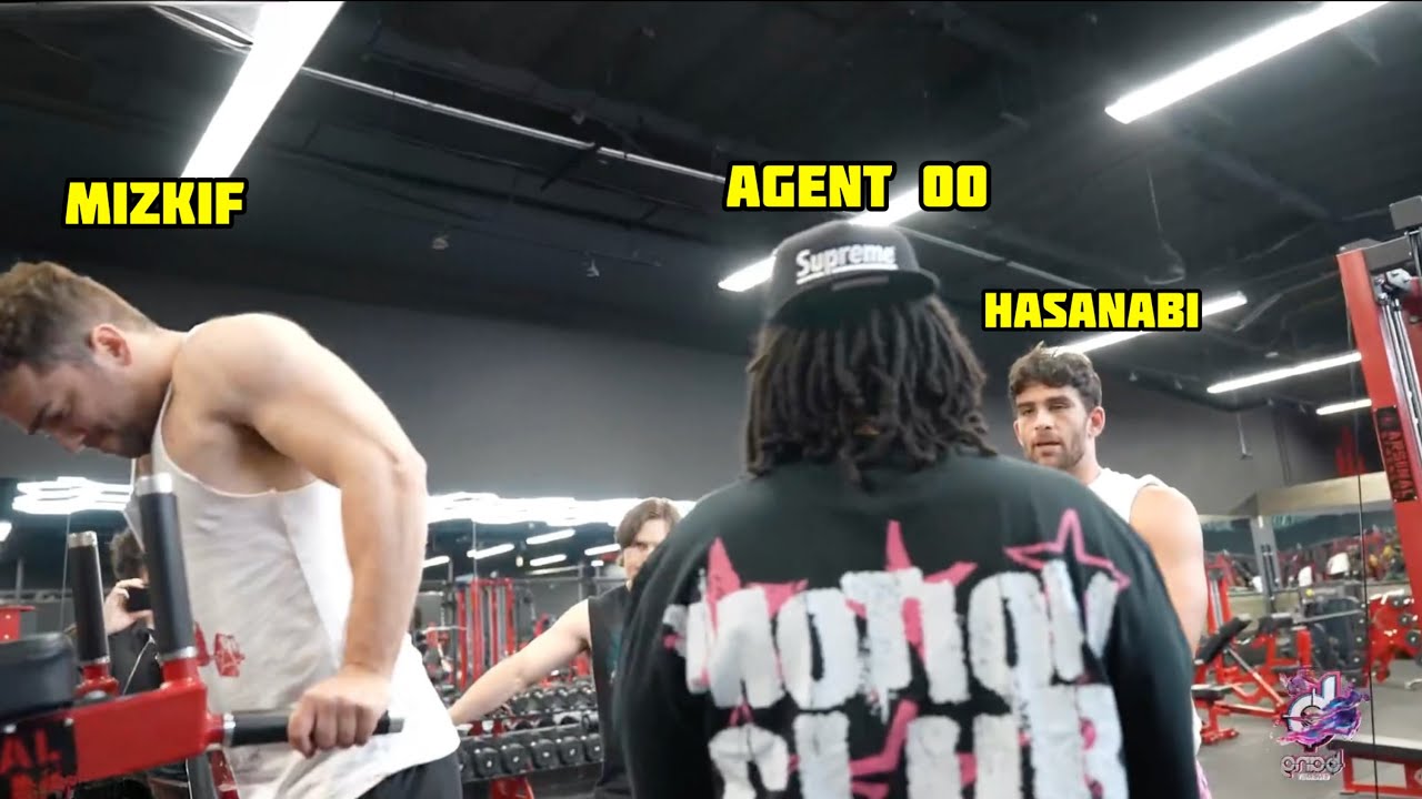 Agent Goes to the Gym with Hasan & Mizkif