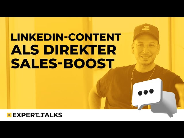 Echobot Expert Talks #16: LinkedIn-Content als direkter Sales-Boost – und warum das nicht stimmt