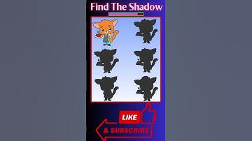 Spot the Hidden Shadow – Hard Puzzle sharp Minds.  #puzzlechallengeusa #iqtestusa #brainteasers