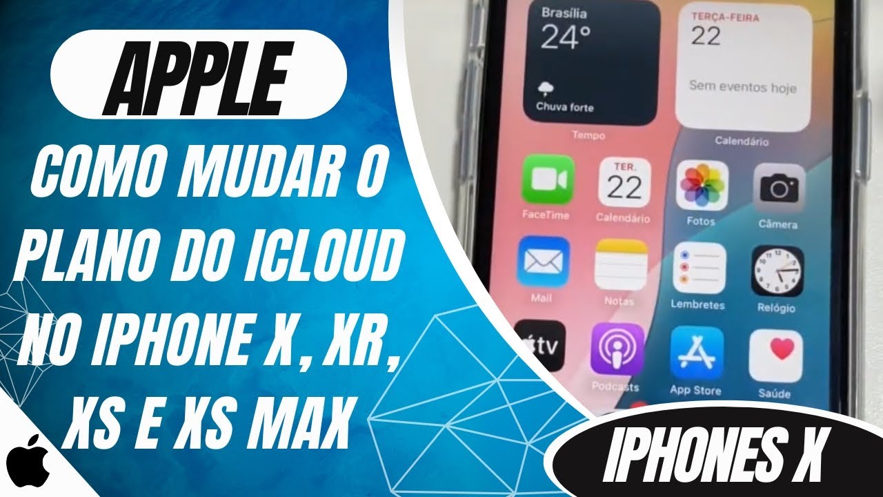 Como mudar o plano do iCloud no iPhone X, XR, XS e XS MAX - Passo a ...