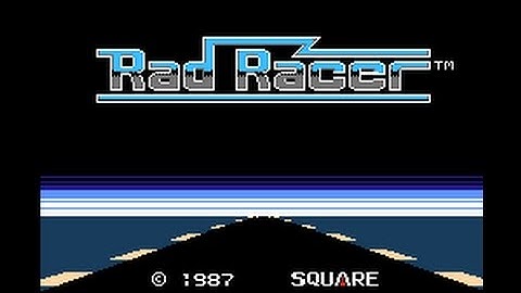 RAD RACER - BEST RACING GAME EVER!!! RACE LIKE ITS 1987!