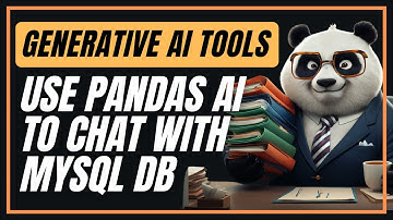 Chat With MYSQL Database With PandasAI | Generative AI Tools